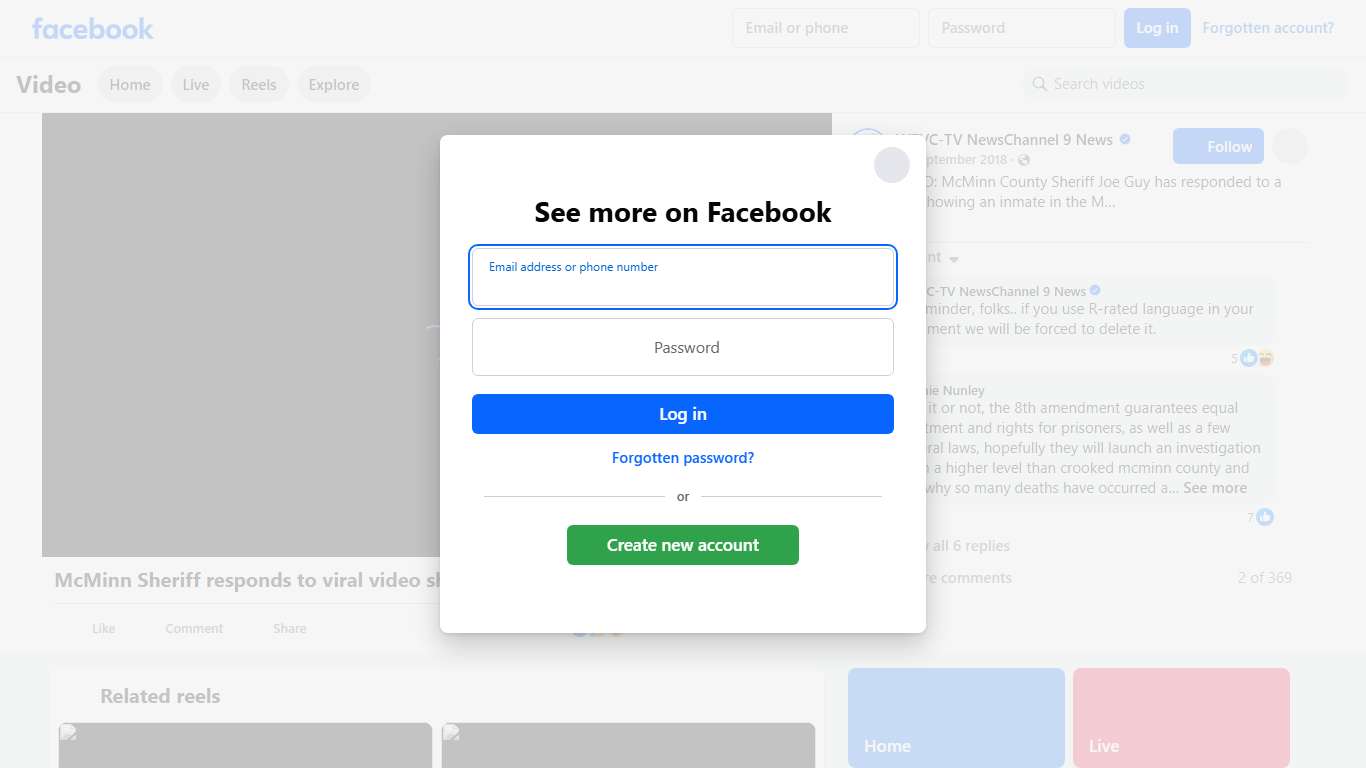 VIRAL VIDEO: McMinn County Sheriff Joe Guy has responded to a viral video showing an inmate in the McMinn County Jail in bad shape Sunday morning. READ MORE: https://bit.ly/2wYe83u | WTVC-TV NewsChannel 9 News | Facebook