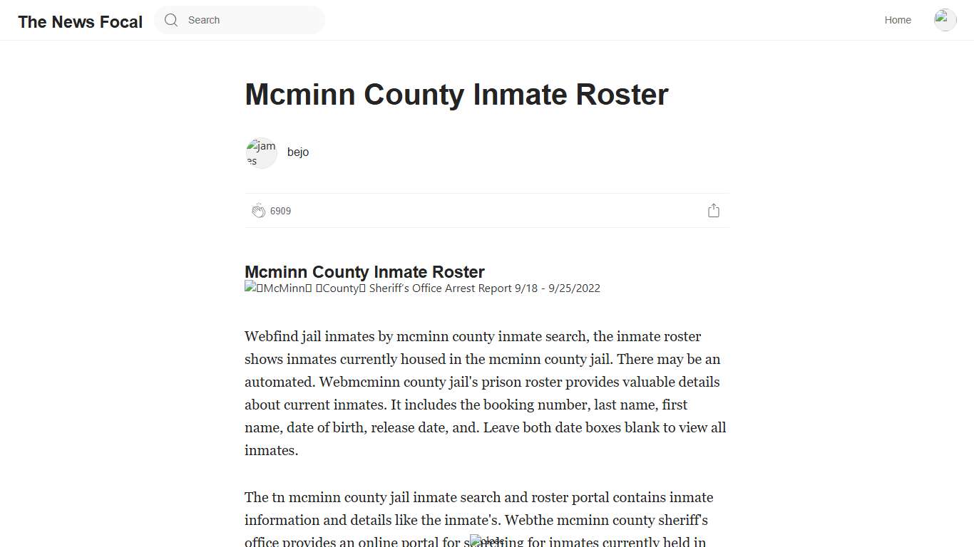 Mcminn County Inmate Roster